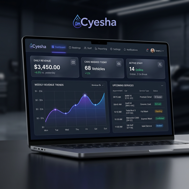 Cyesha Dashboard